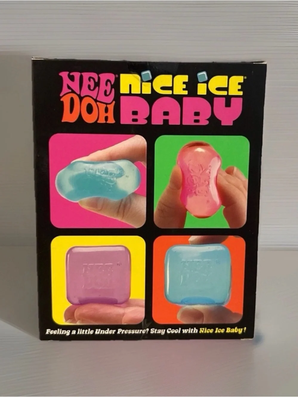 Schylling NeeDoh Nice Ice Baby 4pk Blue, Pink, Purple New Sealed Authentic RARE